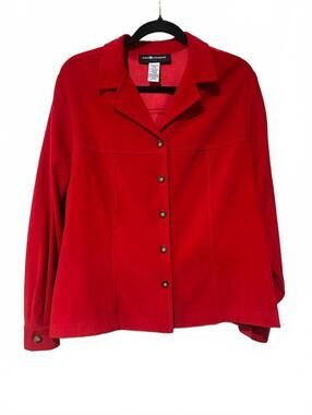 Sag Harbor Vibrant Red Button-Down